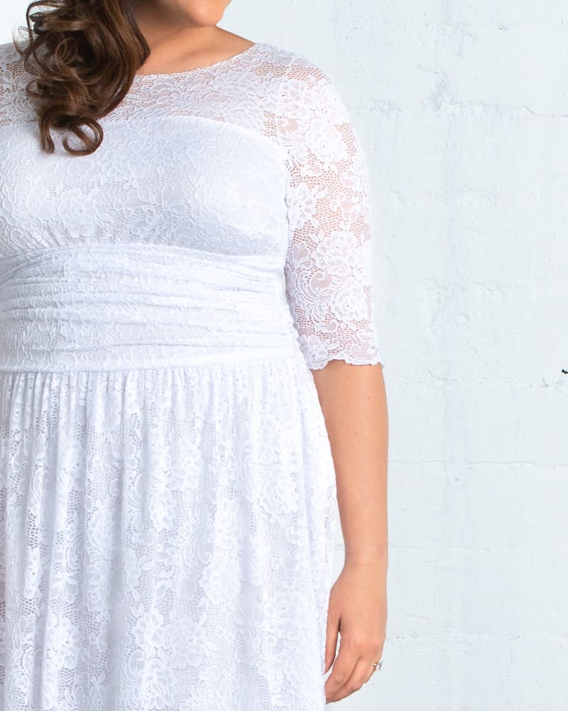 White lace dress size 16 outlet